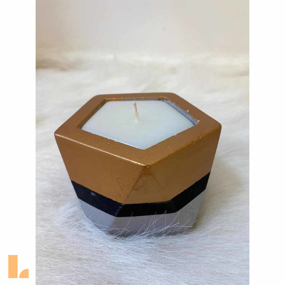 شمع شش ضلعی کوچک مدل 1