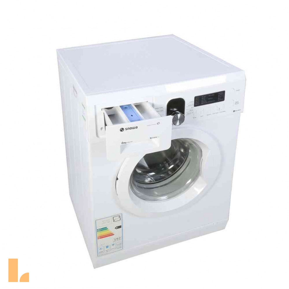 ماشین لباسشویی اسنوا مدل SWD-260W ظرفیت 6 کیلوگرم