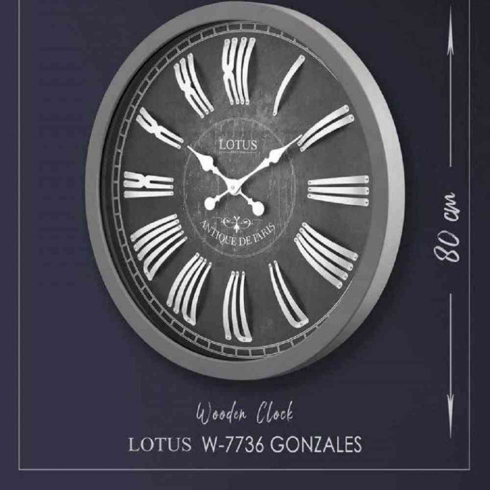 ساعت دیواری لوتوس مدل W-7736