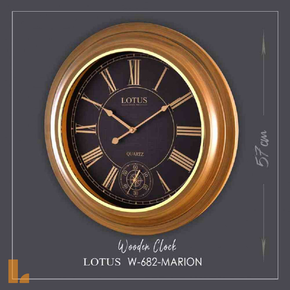 ساعت دیواری لوتوس مدل W-682-MARION