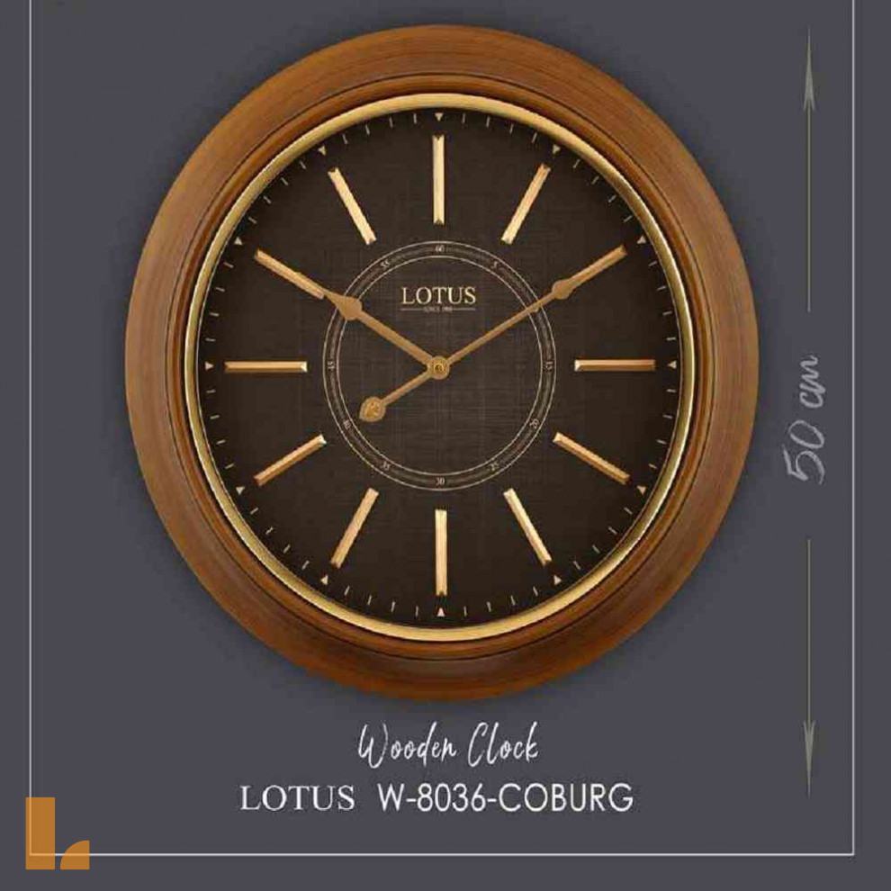 ساعت دیواری لوتوس مدل 8036