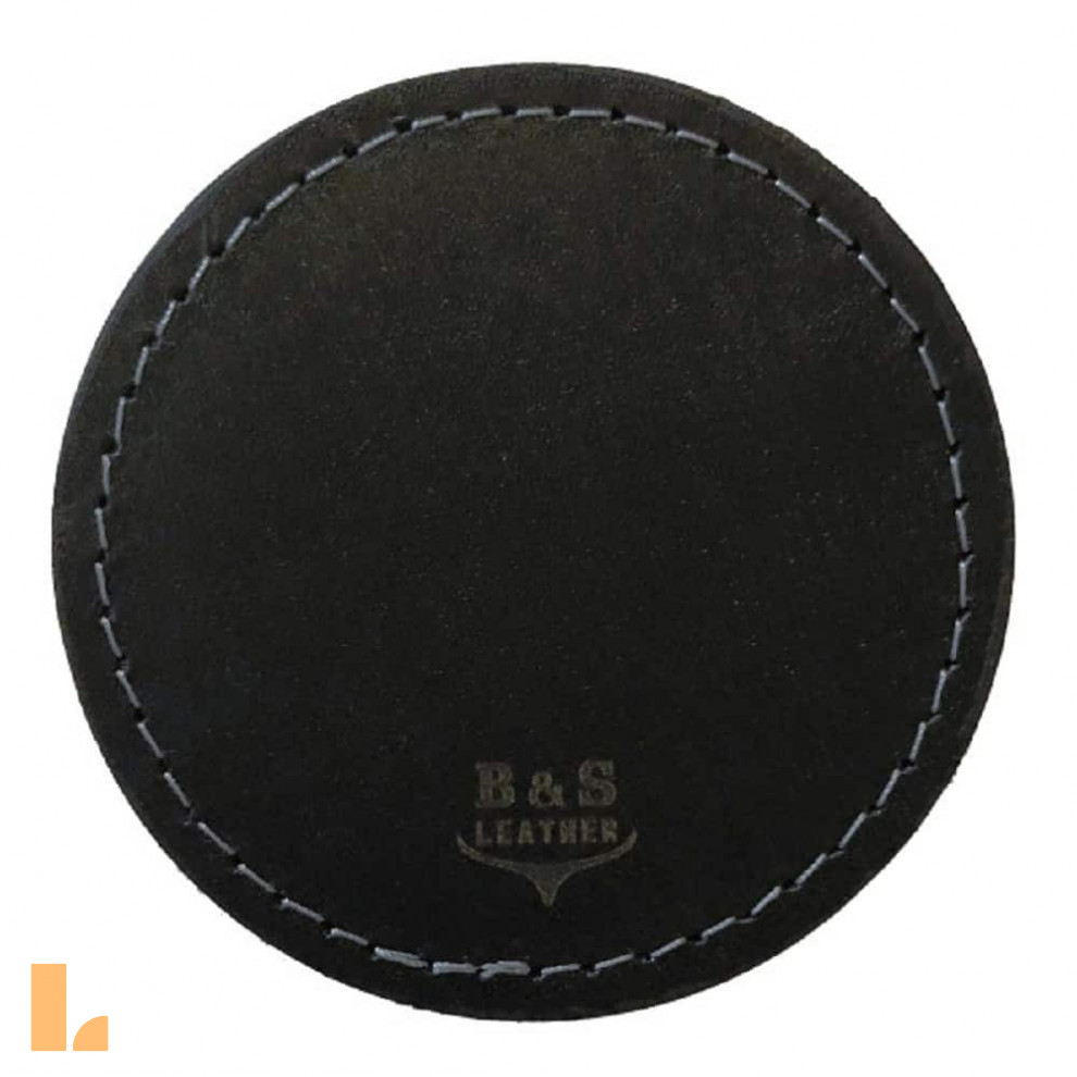 زیر لیوانی و زیر فنجانی چرم طبیعی – دست دوز مدل M B&S Leather